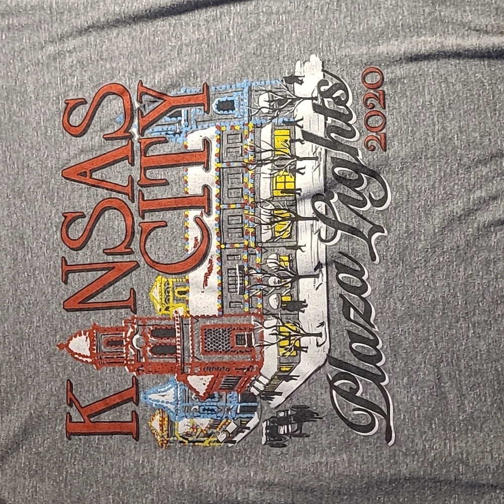 Kansas City Plaza Lights tshirt size Large